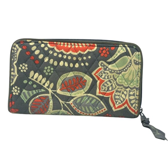 Vera Bradley Zip Around Clutch Wallet - Retired Nomadic Floral - Picture 2 of 10